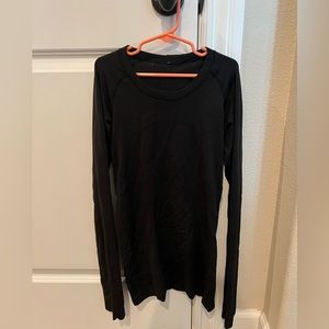 Black Lulu long sleeve shirt